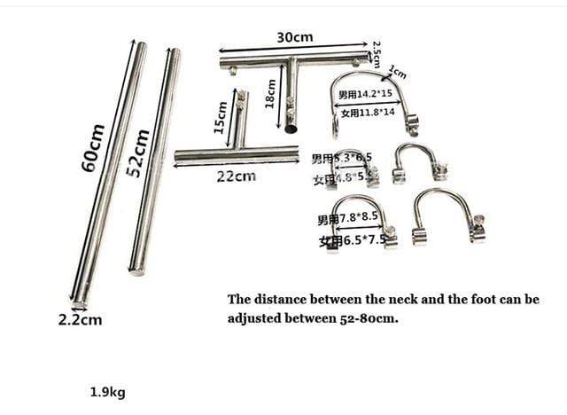 Heavy Duty Stainless Bondage Stocks - Image 3