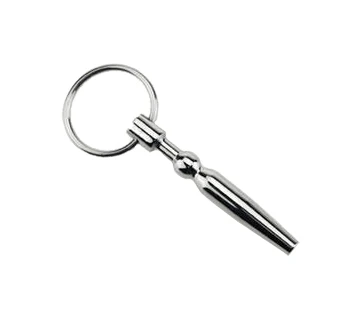Hollow Penis Plug with Metal Glans Rings - Image 6