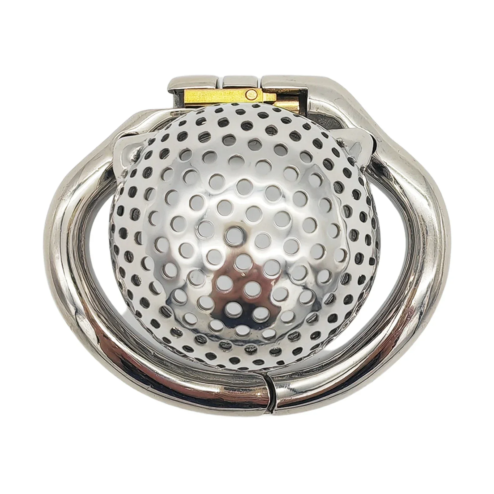 Stainless Steel Honeycomb Chastity Device - Image 6