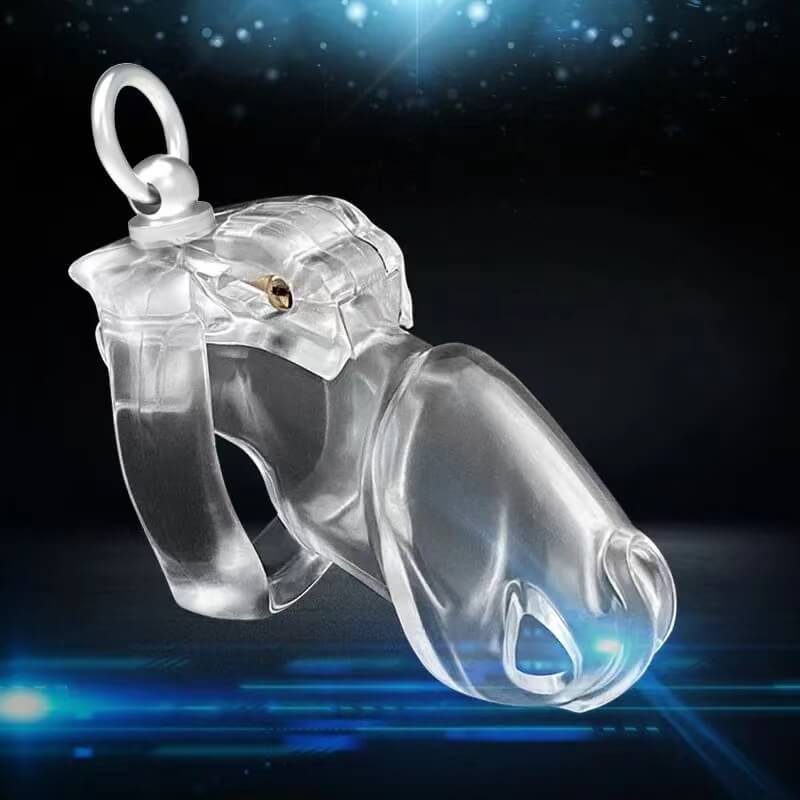 HT-V4 Cage with Binding Loop Ring Male Chastity Device - Image 5