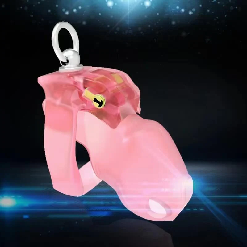 HT-V4 Cage with Binding Loop Ring Male Chastity Device - Image 7