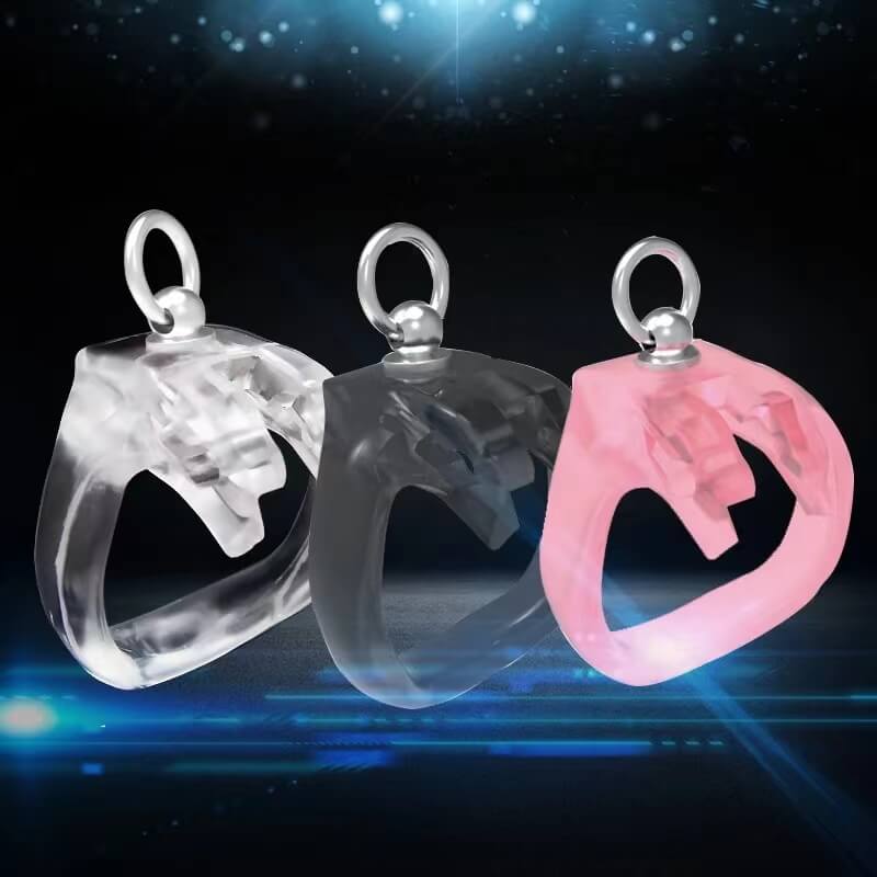 HT-V4 Cage with Binding Loop Ring Male Chastity Device - Image 9