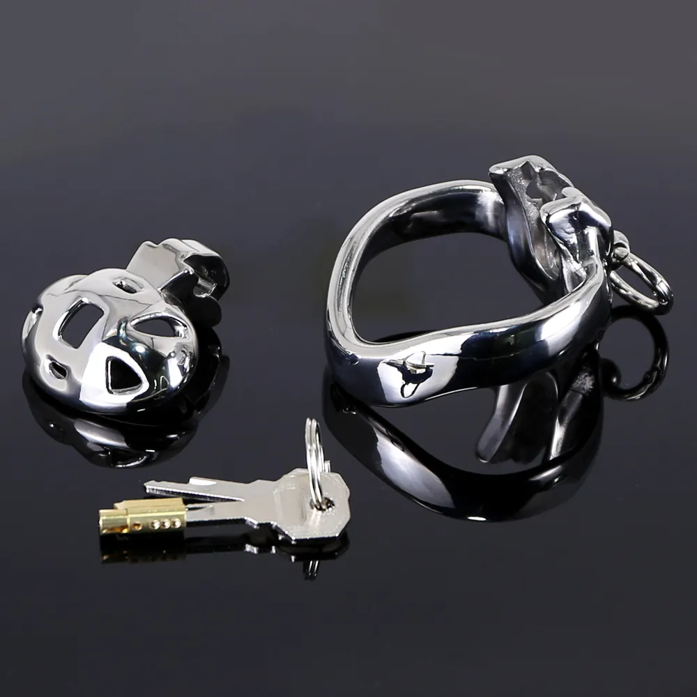 HT-V4 Flower Traction Chastity Cage with Belt - Image 2