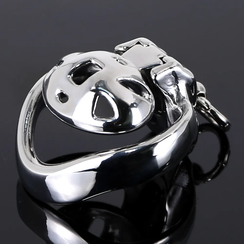 HT-V4 Flower Traction Chastity Cage with Belt - Image 4