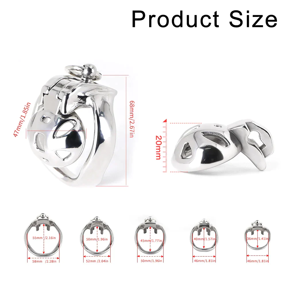 HT-V4 Flower Traction Chastity Cage with Belt - Image 6