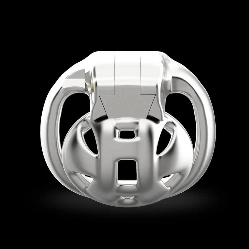 HT-V4 Nub Stainless Steel Chastity Cage - Image 5