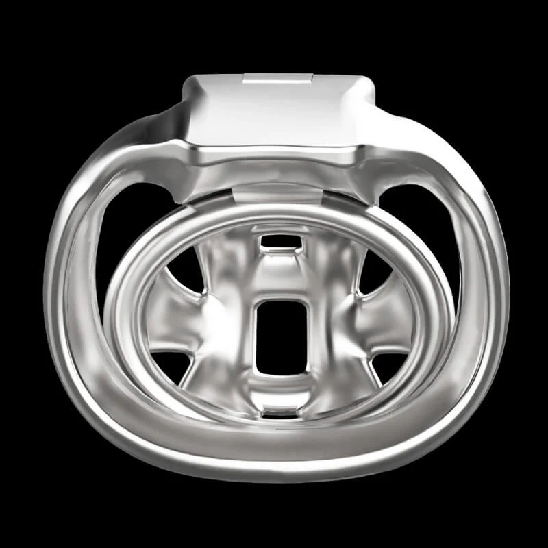 HT-V4 Nub Stainless Steel Chastity Cage - Image 6
