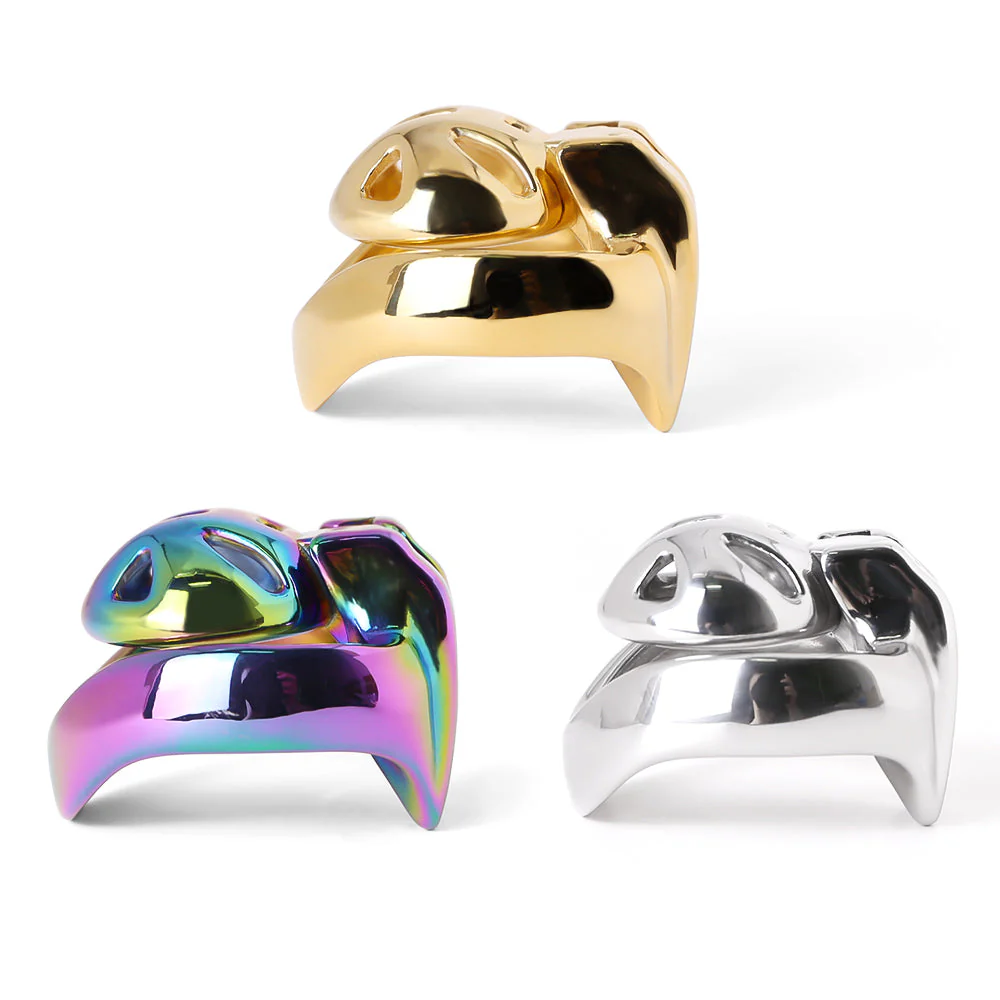 HT-V4 Stainless Steel Super Small Chastity Cage - Image 6