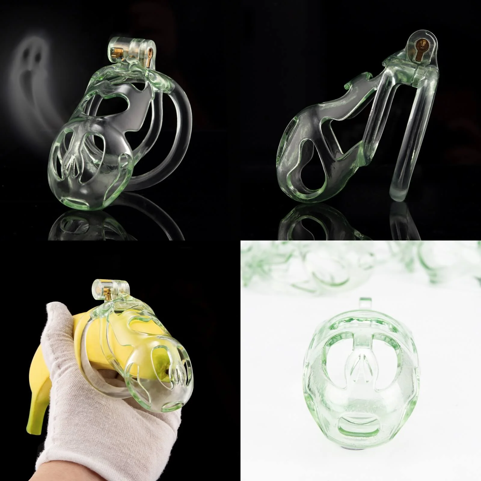 Ice Ghost Lightweight 3D Printed Chastity Cage - Image 5