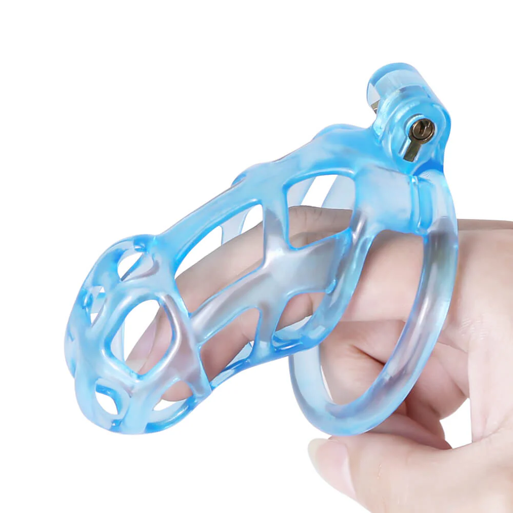 Ice Vision Desigh Blue Cobra Chastity Cage - Image 2