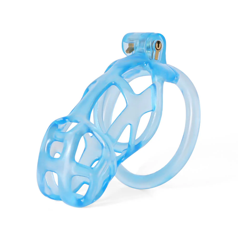 Ice Vision Desigh Blue Cobra Chastity Cage - Image 3