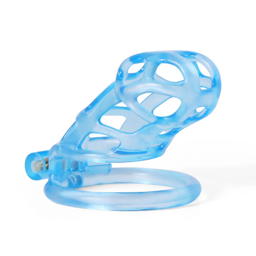 Ice Vision Desigh Blue Cobra Chastity Cage - Image 9