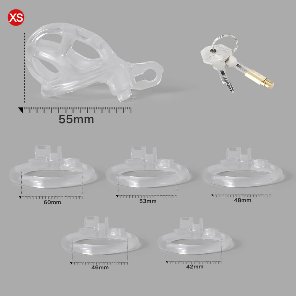 Ice Vision Desigh Clear Cobra Chastity Cage - Image 6
