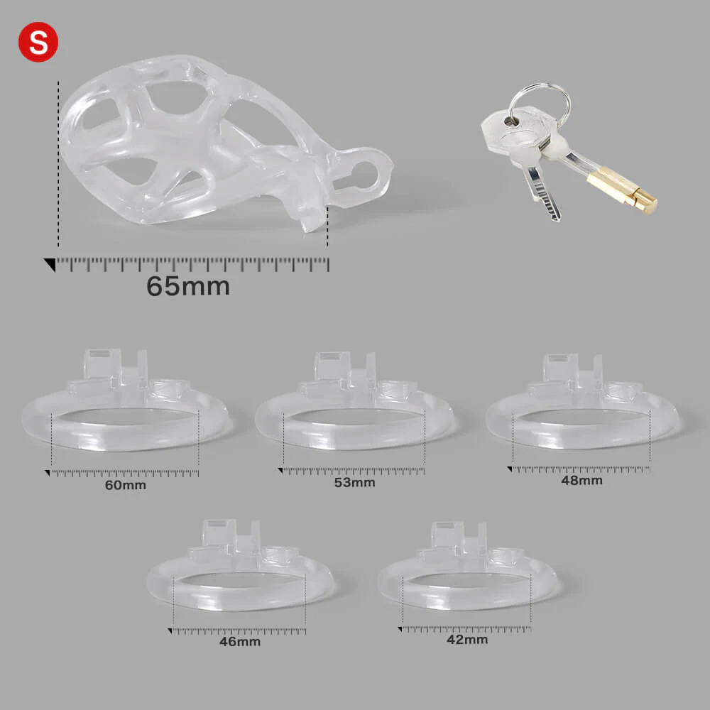 Ice Vision Desigh Clear Cobra Chastity Cage - Image 7