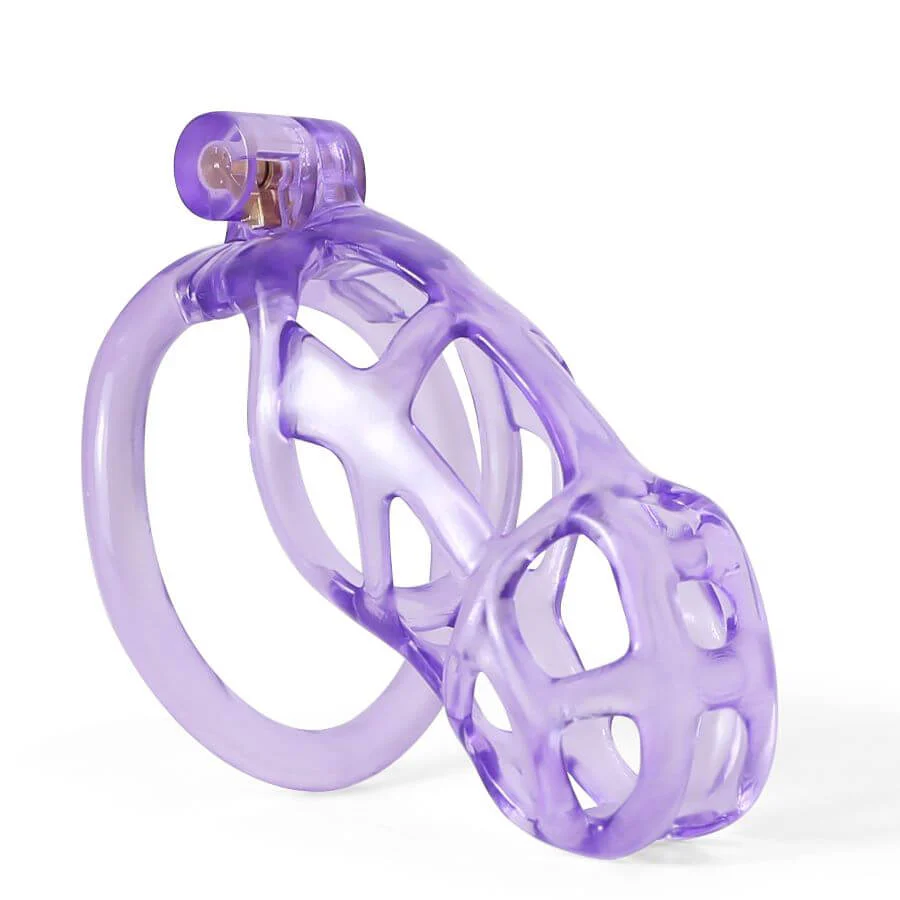 Ice Vision Desigh Purple Cobra Chastity Cage - Image 3