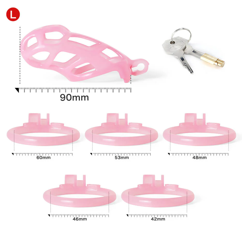 Ice Vision Design Pink Cobra Chastity Cage - Image 10
