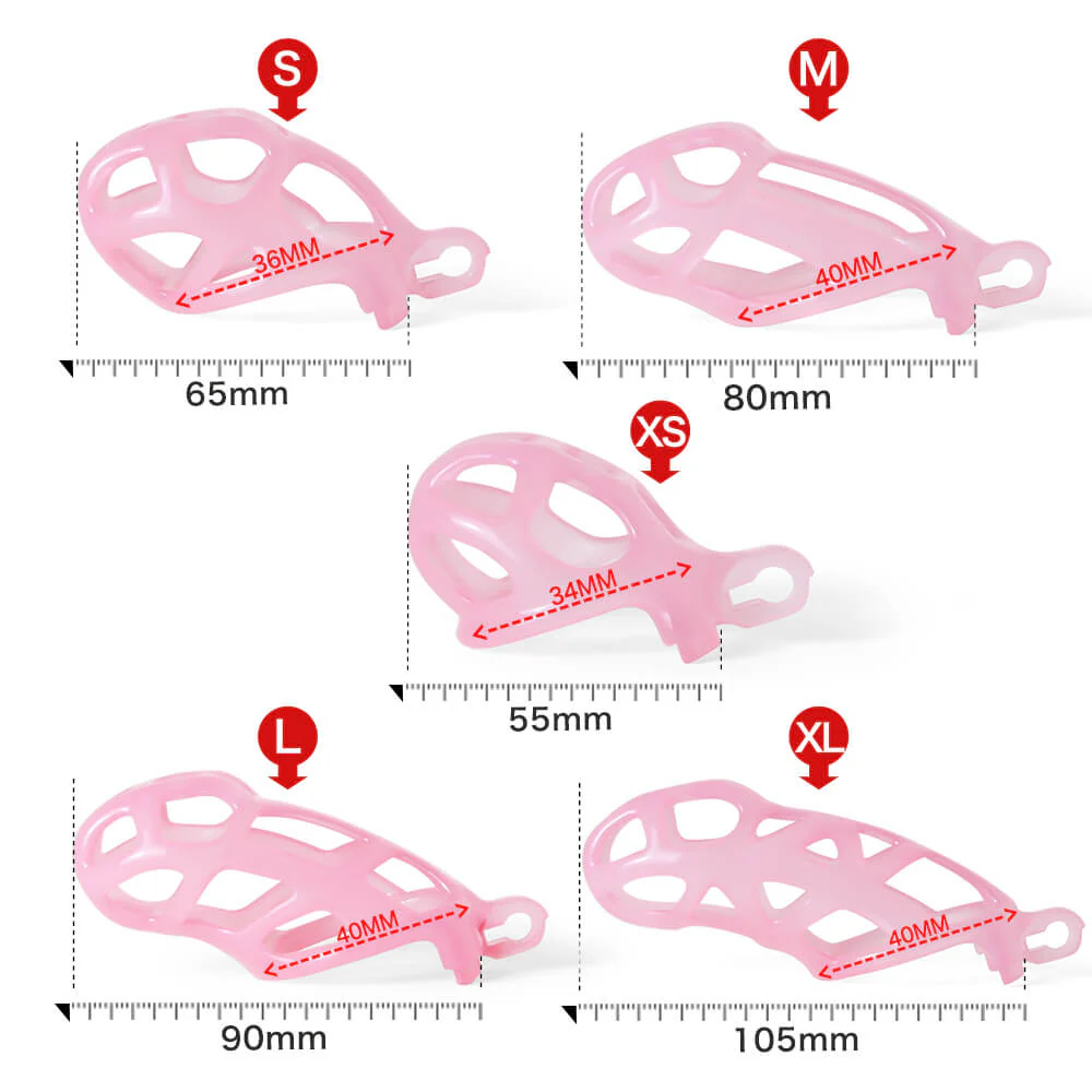 Ice Vision Design Pink Cobra Chastity Cage - Image 11