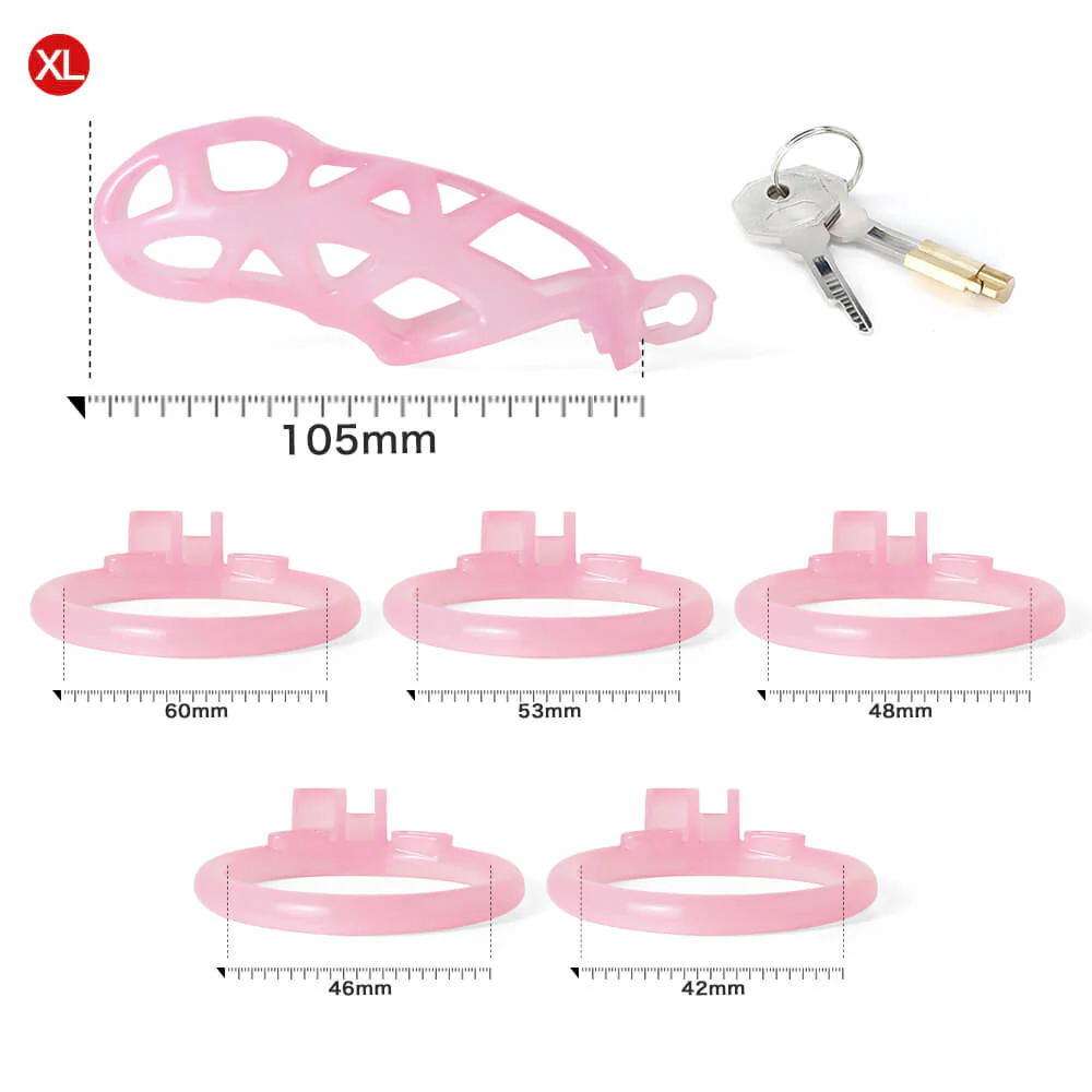 Ice Vision Design Pink Cobra Chastity Cage - Image 13