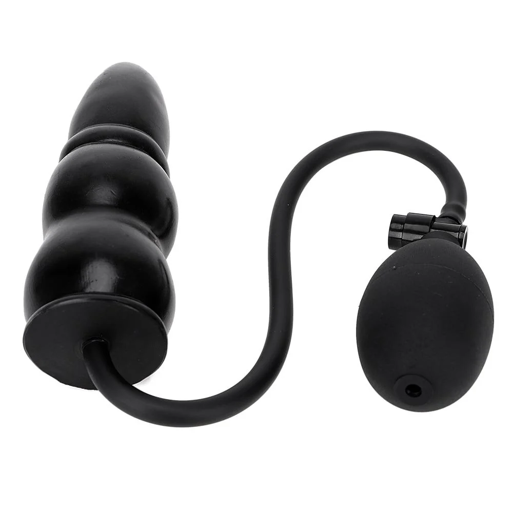 Inflatable Expandable Anal Plug With Pump - Image 2