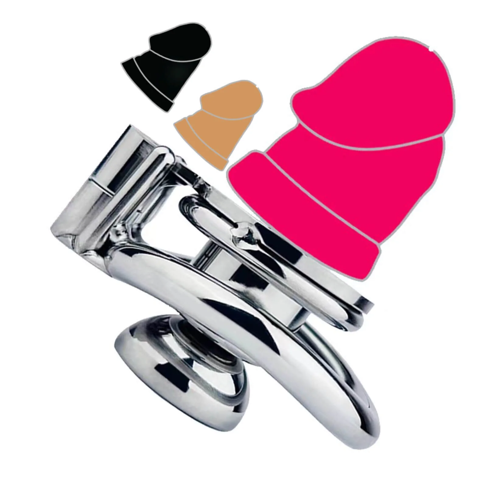 Inverted #401 DIY Silicone Dildo Sleeve Chastity Cage - Image 7