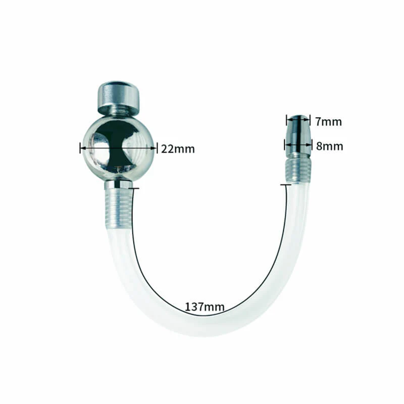 Inverted Chastity Cage with Silicone Urethral and Belt - Image 3