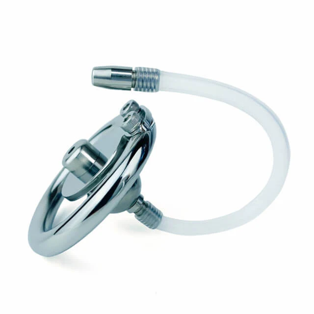 Inverted Chastity Cage with Silicone Urethral and Belt - Image 5