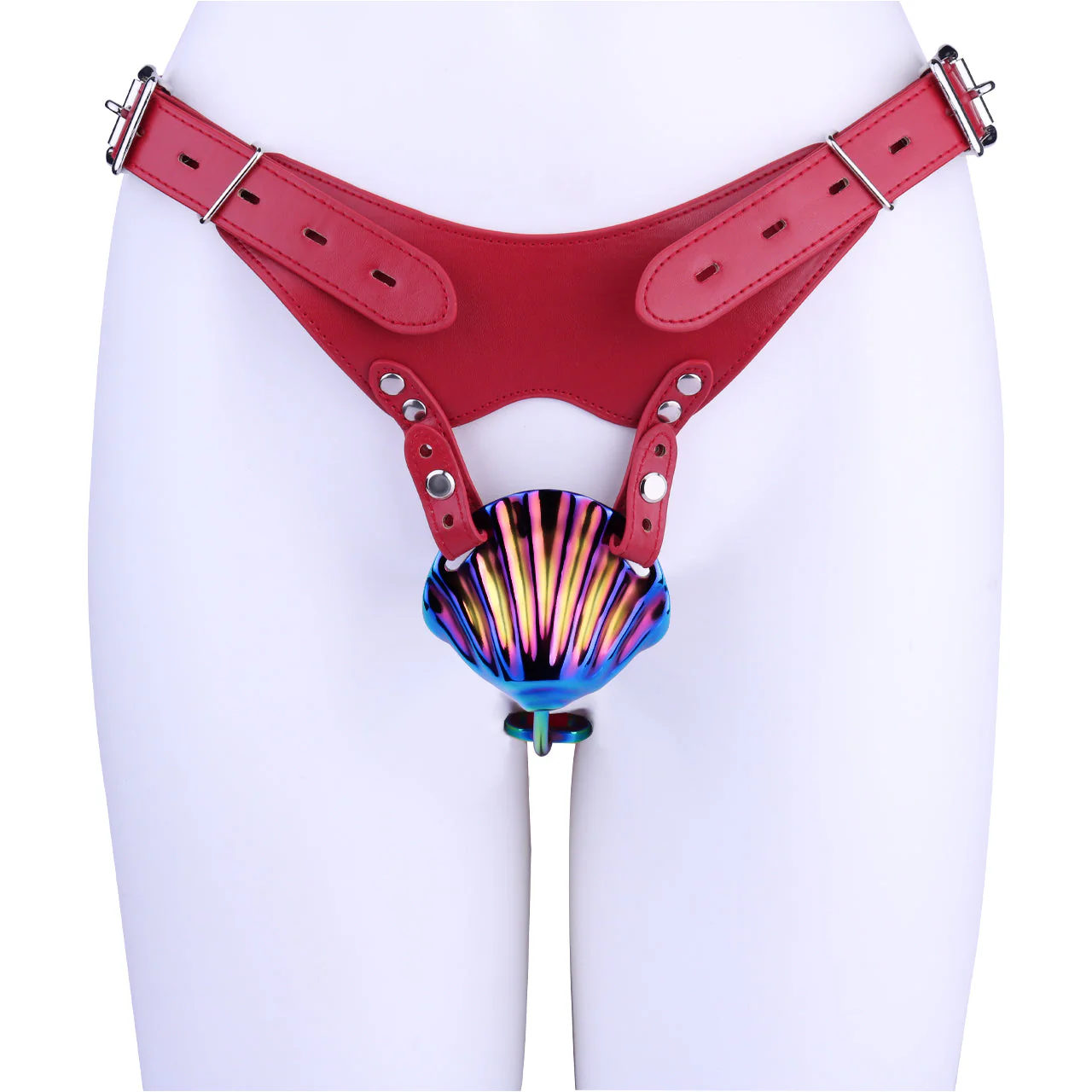 Invisible Clam-Style Metal Chastity Belt
