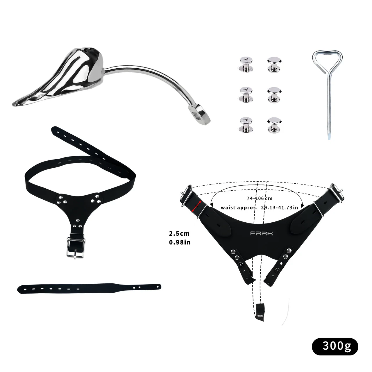 Invisible Clam-Style Metal Chastity Belt - Image 14