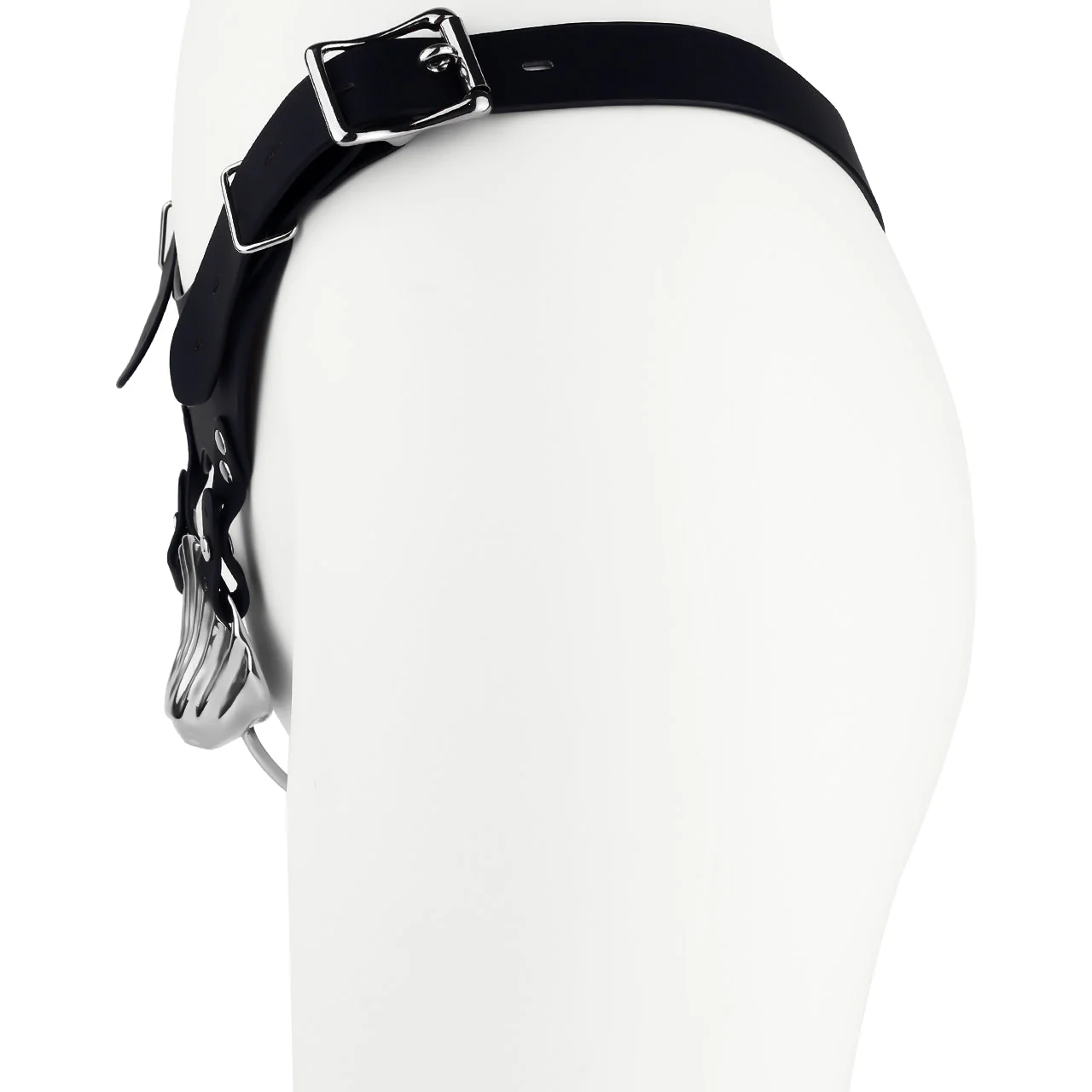 Invisible Clam-Style Metal Chastity Belt - Image 9