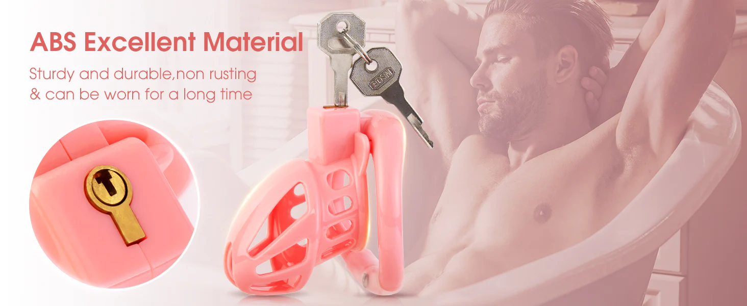 Invisible Pink Cock Cage - Image 10