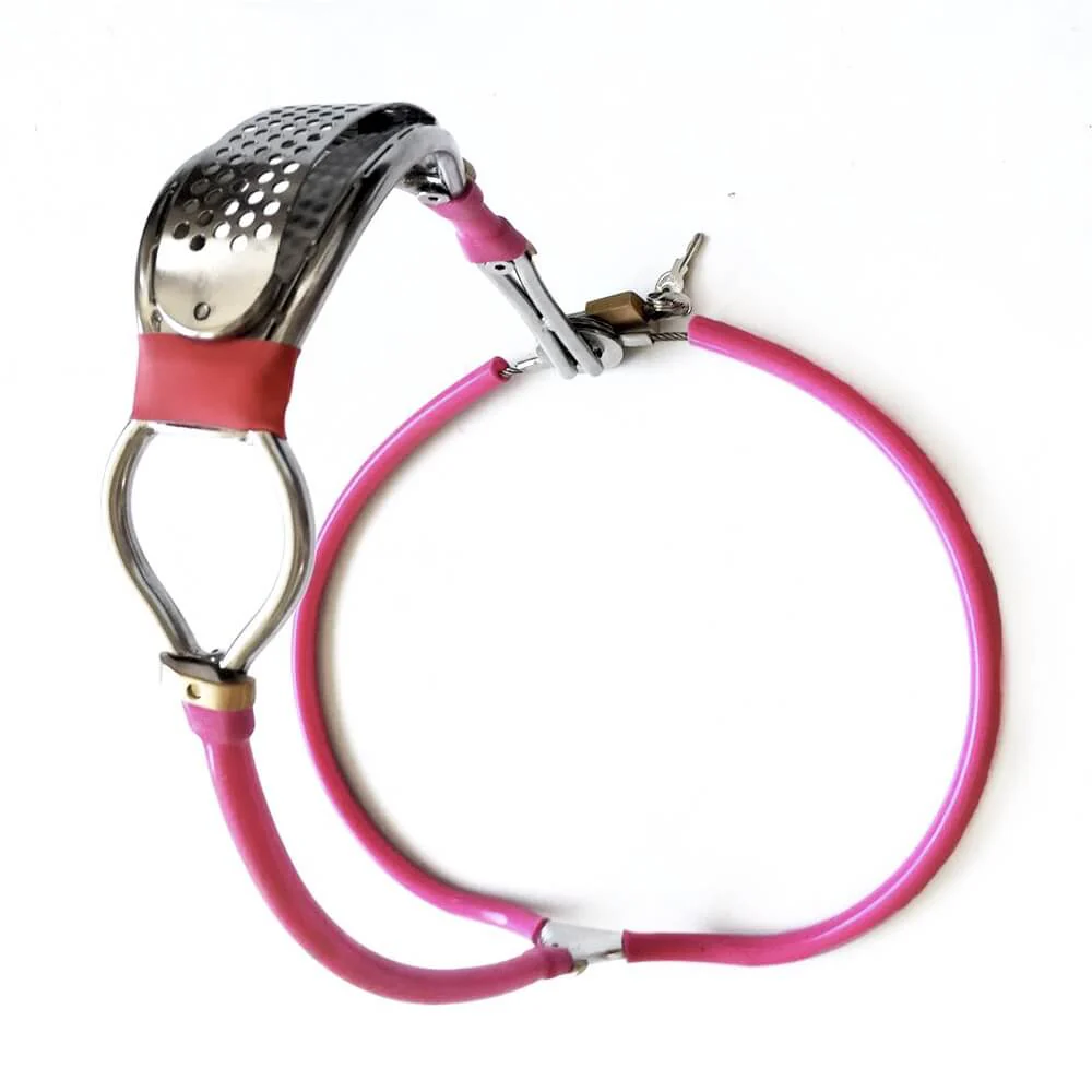 Invisible Stainless Steel Silicone Chastity Belt - Image 9