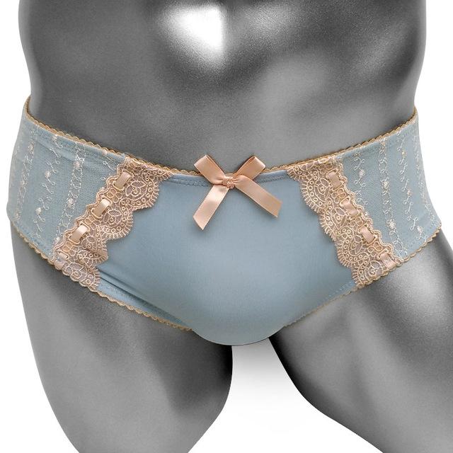 Lace Briefs With Bowknot - Image 5