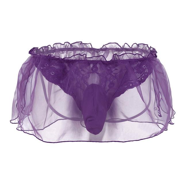 Lace Flower Organza G-string Bikini - Image 2