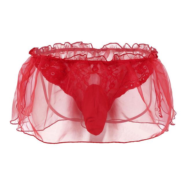 Lace Flower Organza G-string Bikini - Image 6