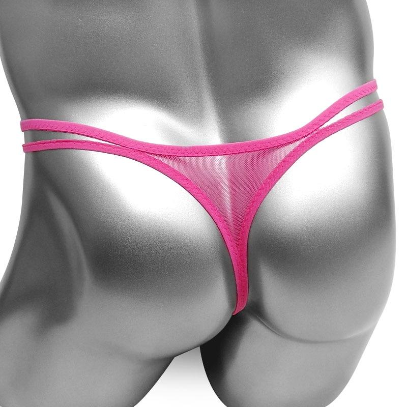 Lace G-String with Penis Hole - Image 3
