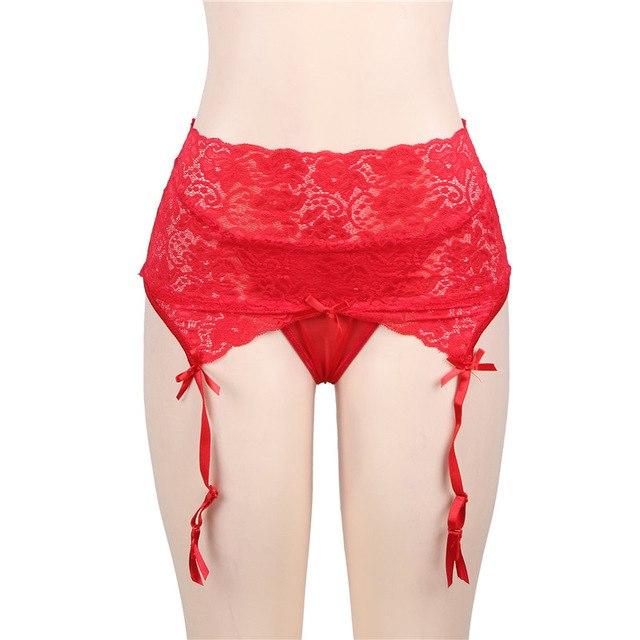 Lace Sissy Garter Set - Image 5