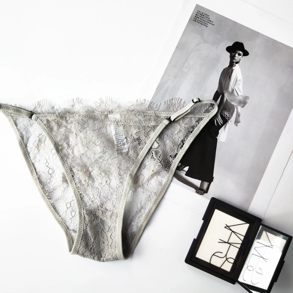 Lace sexy transparent thin strap adjustment panties - Image 4