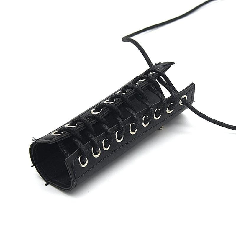 Leather Sleeve Penis Electro Torture Instrument - Image 2