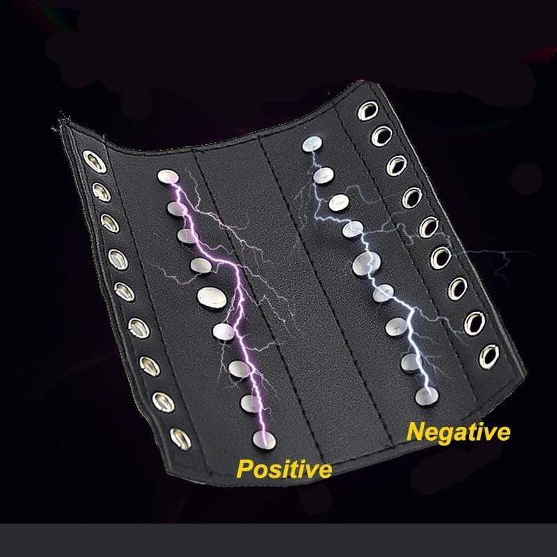 Leather Sleeve Penis Electro Torture Instrument - Image 5