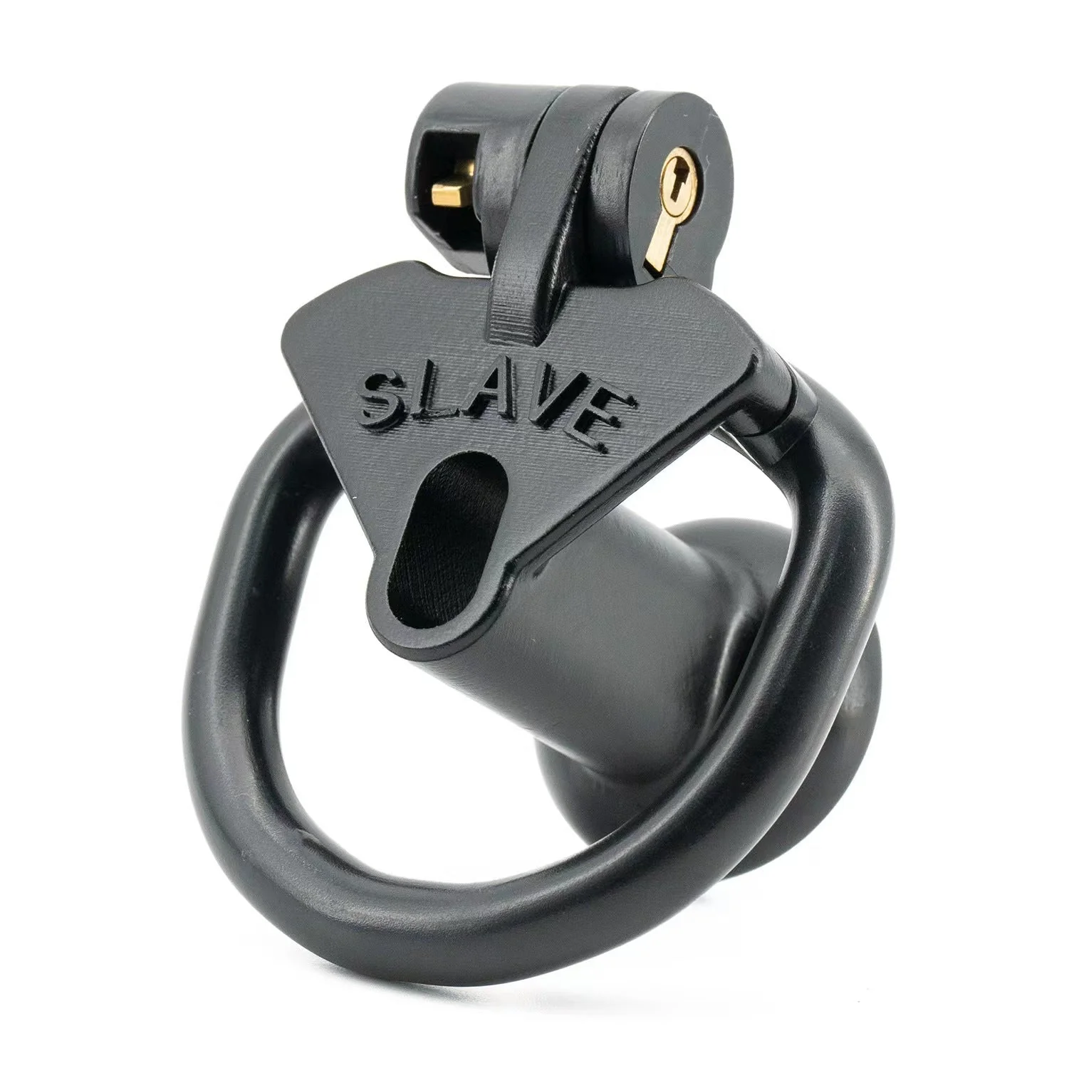 Light Negative SLAVE Chastity Cage - Image 3