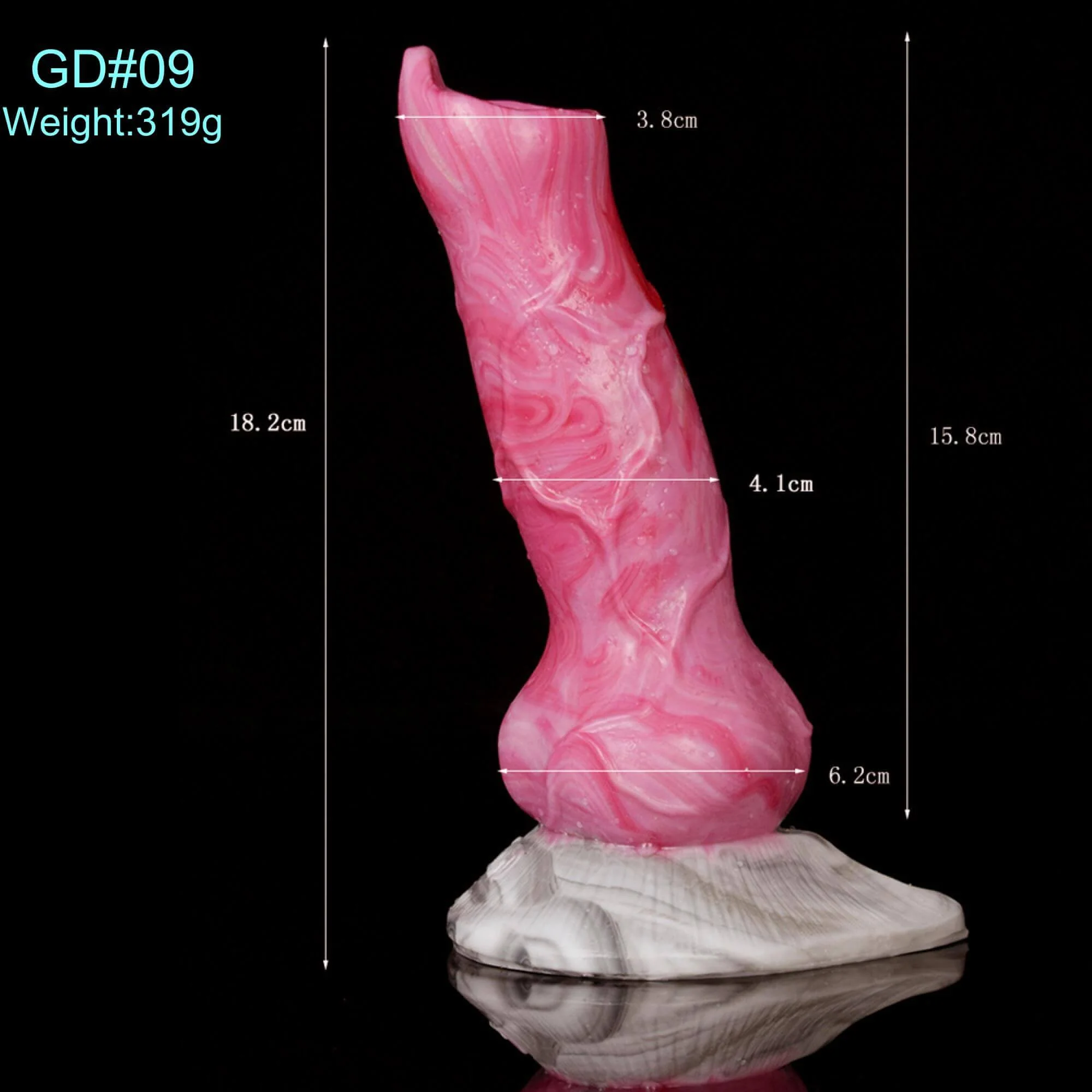 Liquid Silica Gel Profile Dildo - Image 3