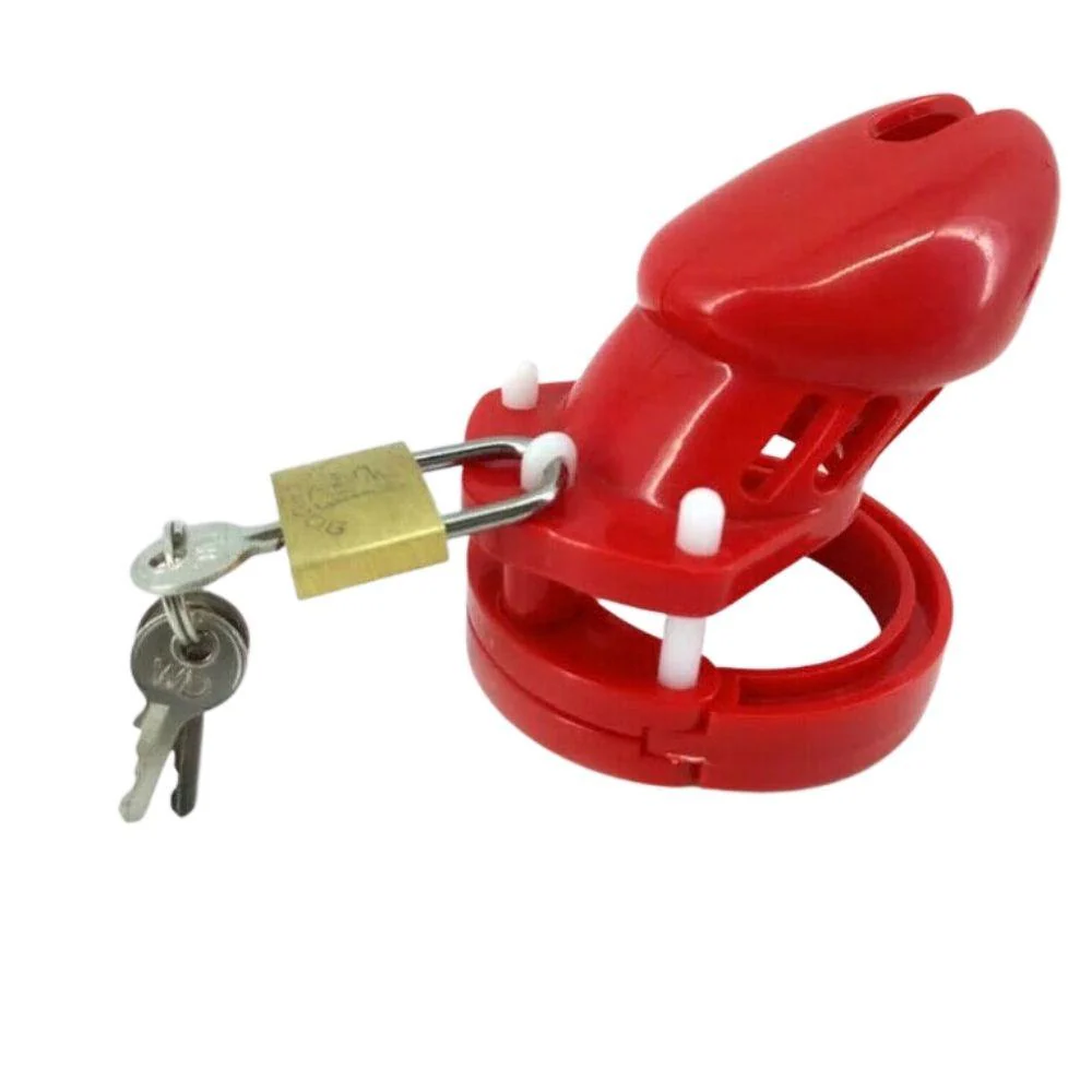 Red Plastic Cage 3.15 inches and 3.94 inches long - Image 4