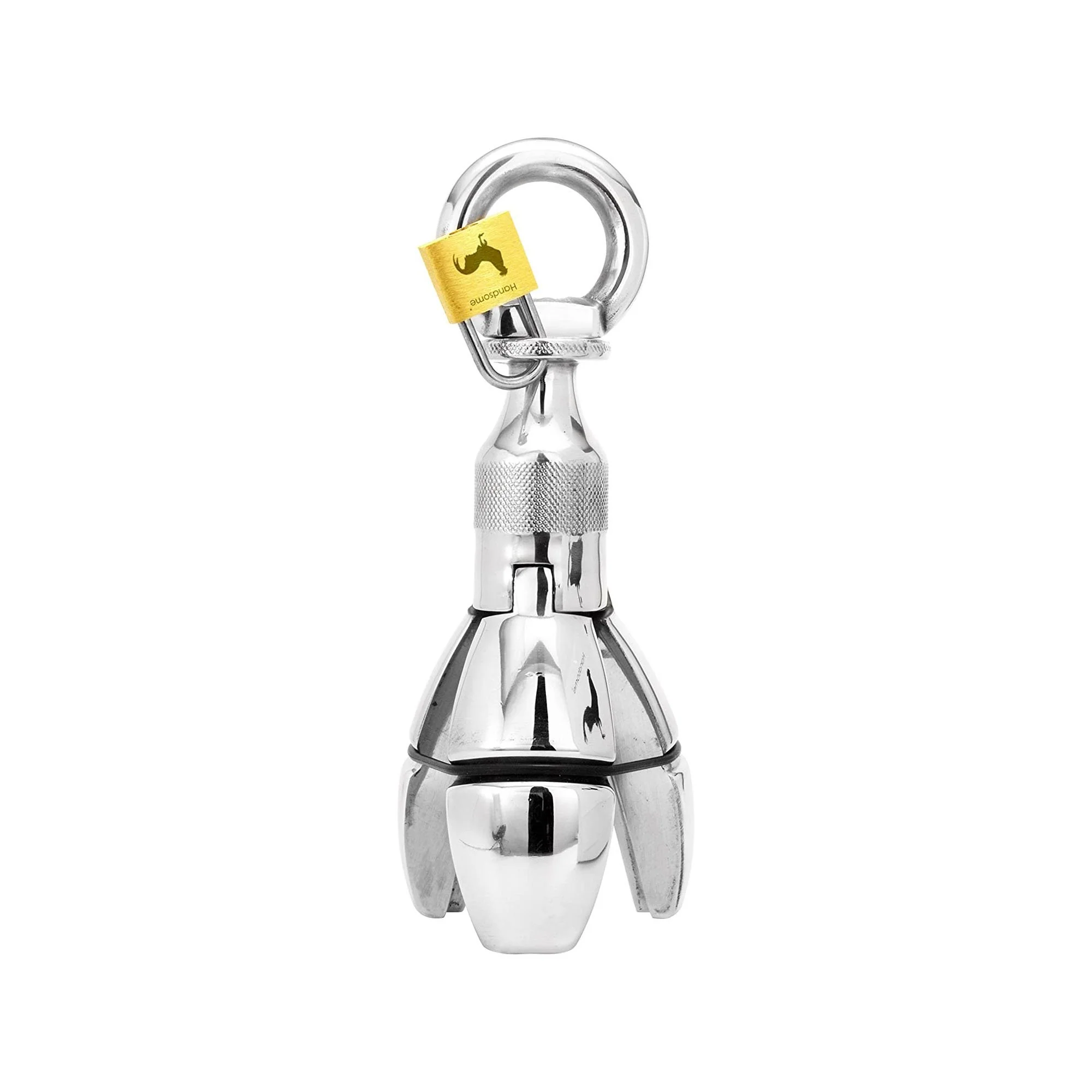 Locking Butt Plug Ringed - Image 3