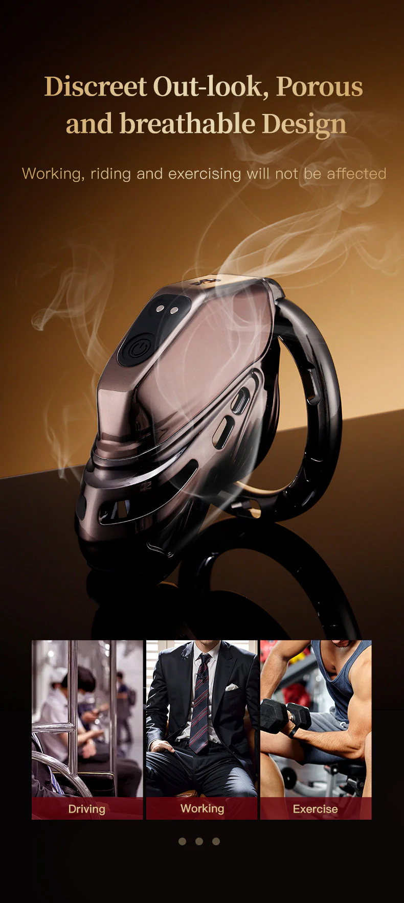 Electric Eel Chastity Cage - Image 12