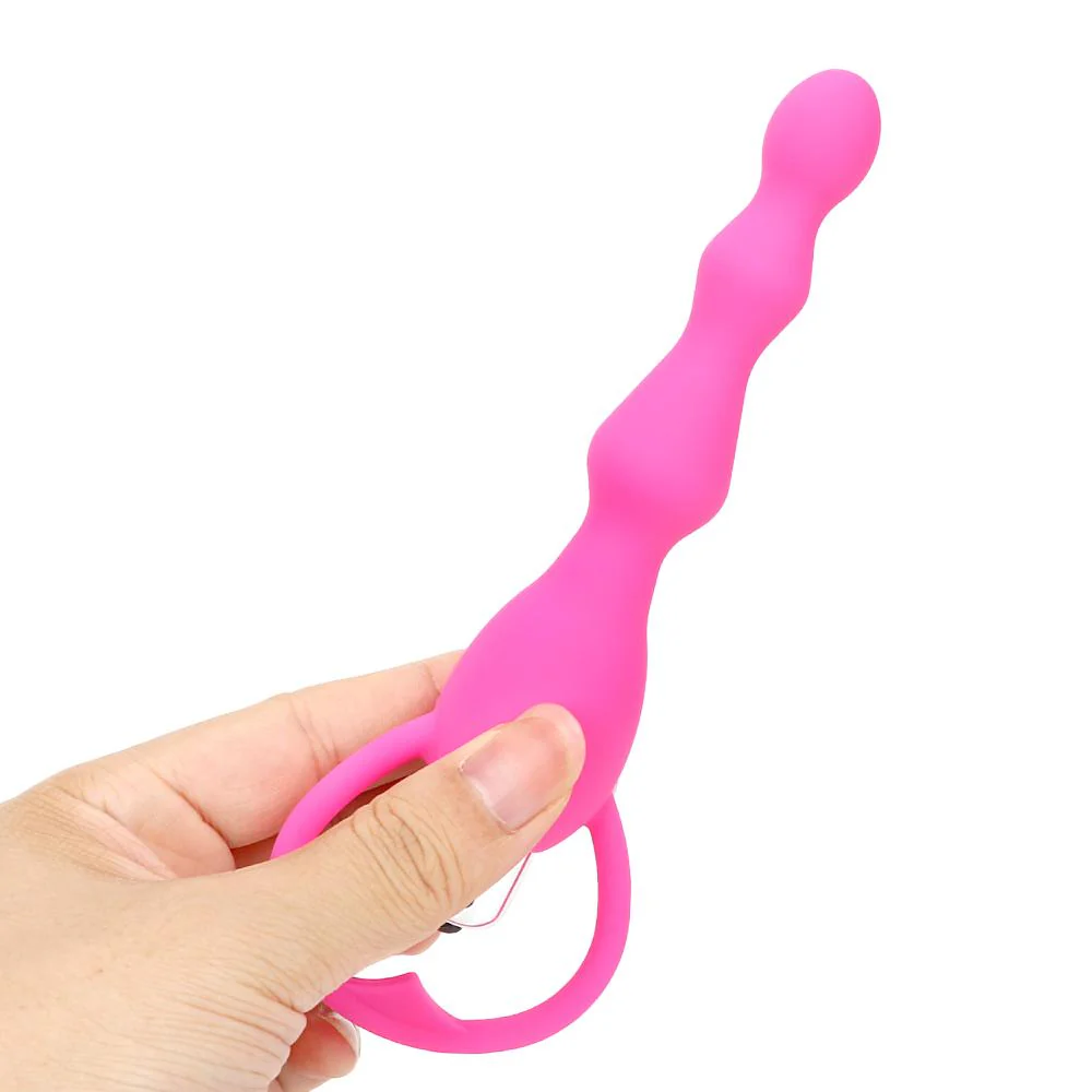 Long Anal Beads Plug & Prostate Massager - Image 7
