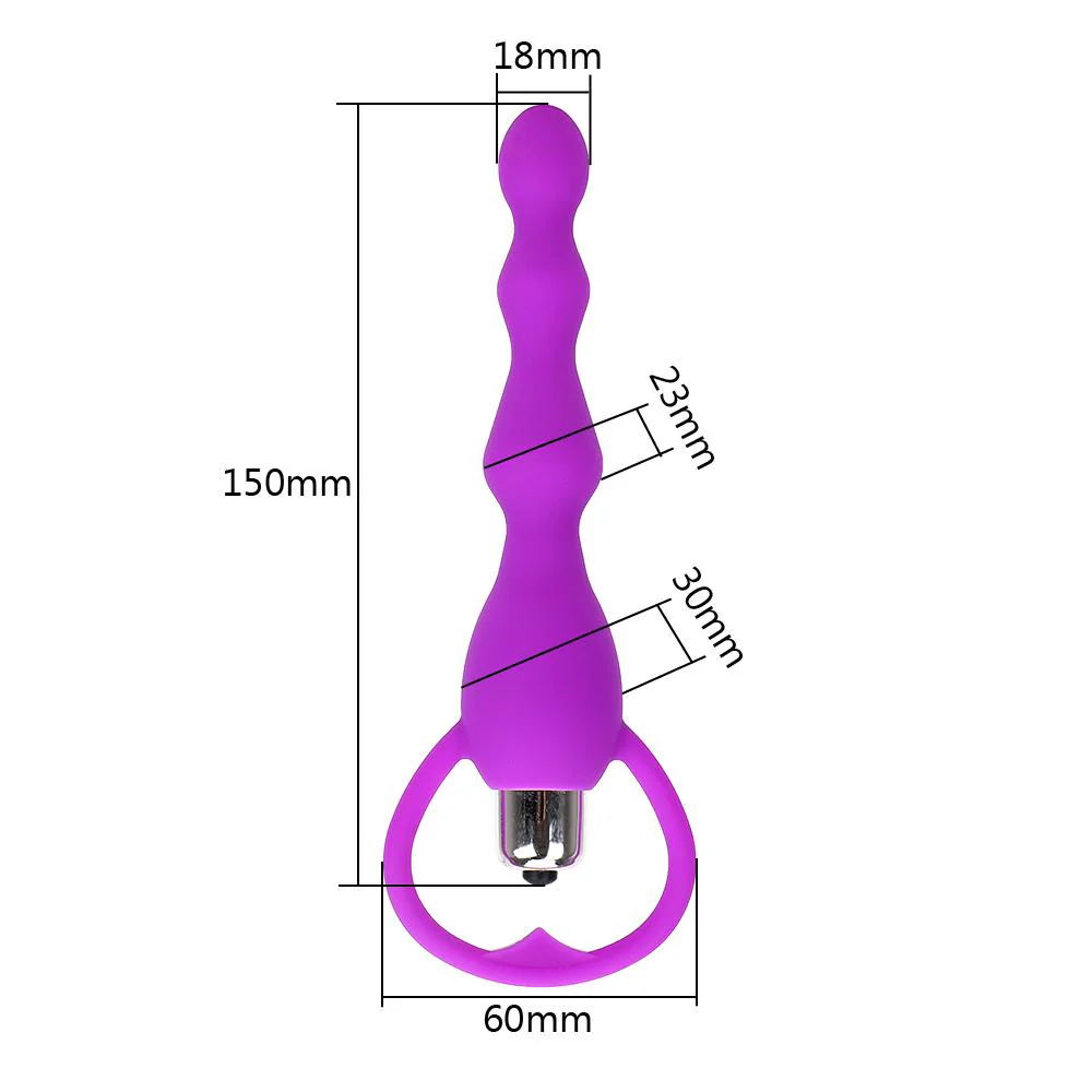 Long Anal Beads Plug & Prostate Massager - Image 8