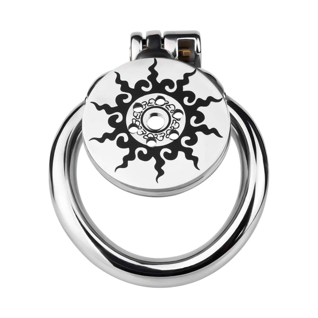 Lotus Steel Flat Chastity Cage