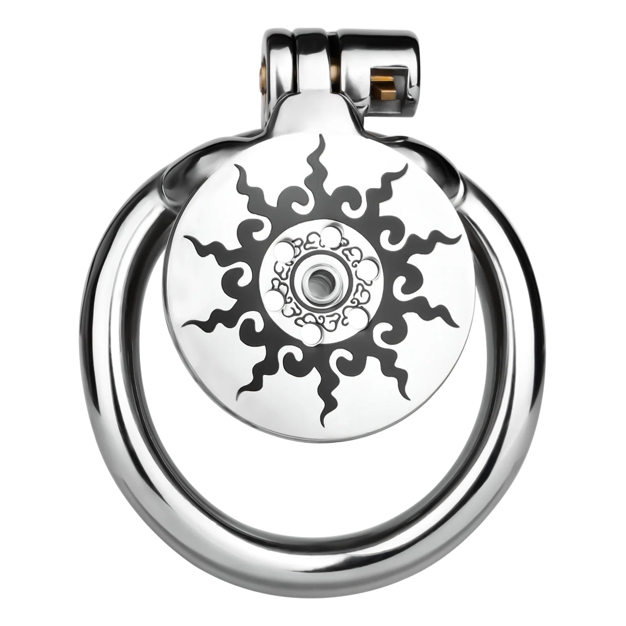 Lotus Steel Flat Chastity Cage - Image 6