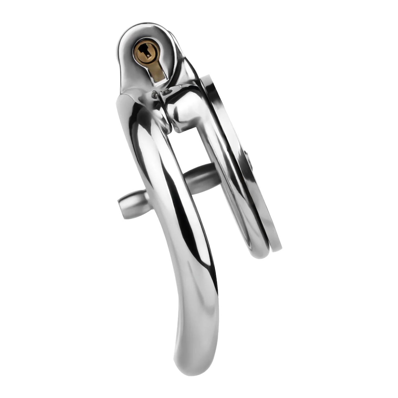 Lotus Steel Flat Chastity Cage - Image 7
