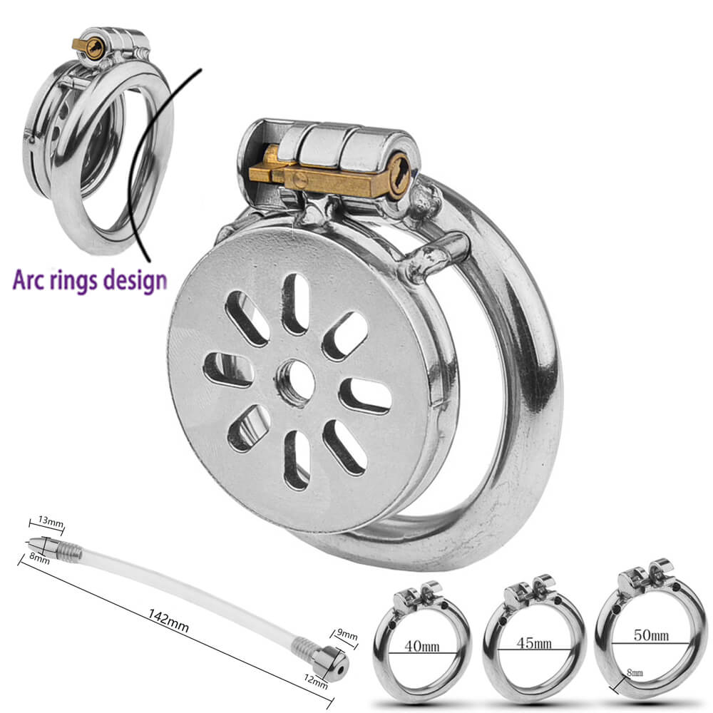 Loyalty Husband Flat Small Male Chastity Cage - Image 9